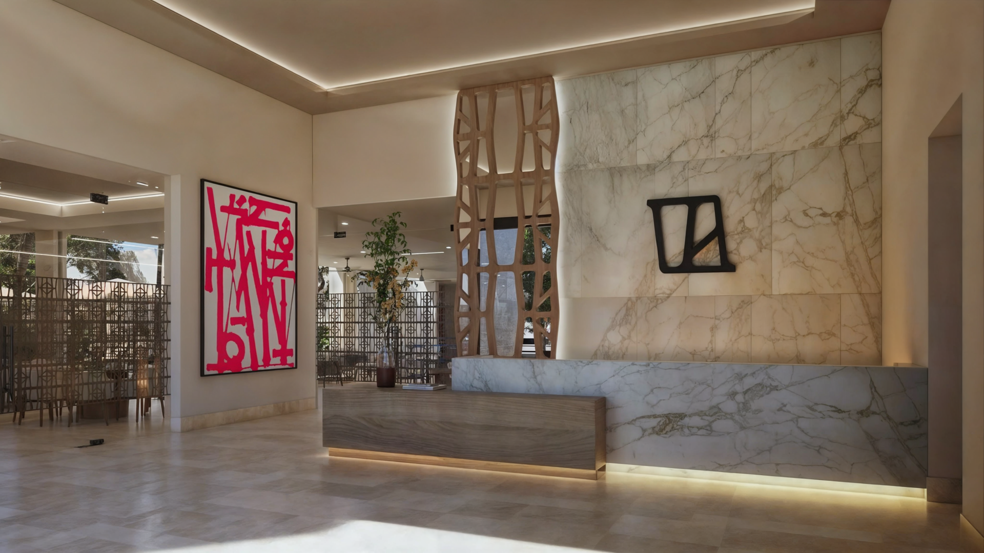 Recepción - Carmesí Residencial